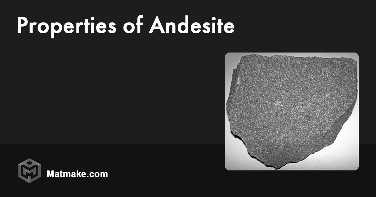 Andesite Properties