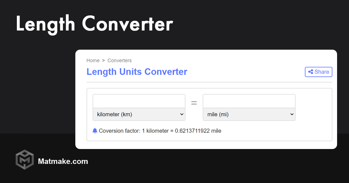 Length Converter Matmake