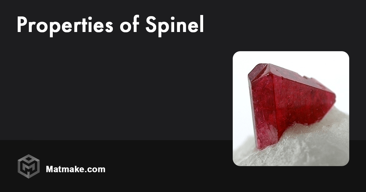 Spinel - Properties